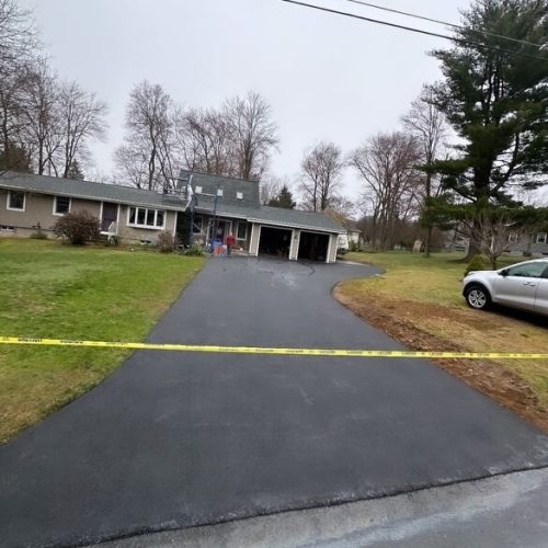 Cooper Paving Specialists fresh paving for a driveway